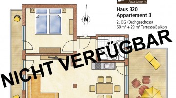 60 m² für 2 Personen in der Sportplatzstrasse 320